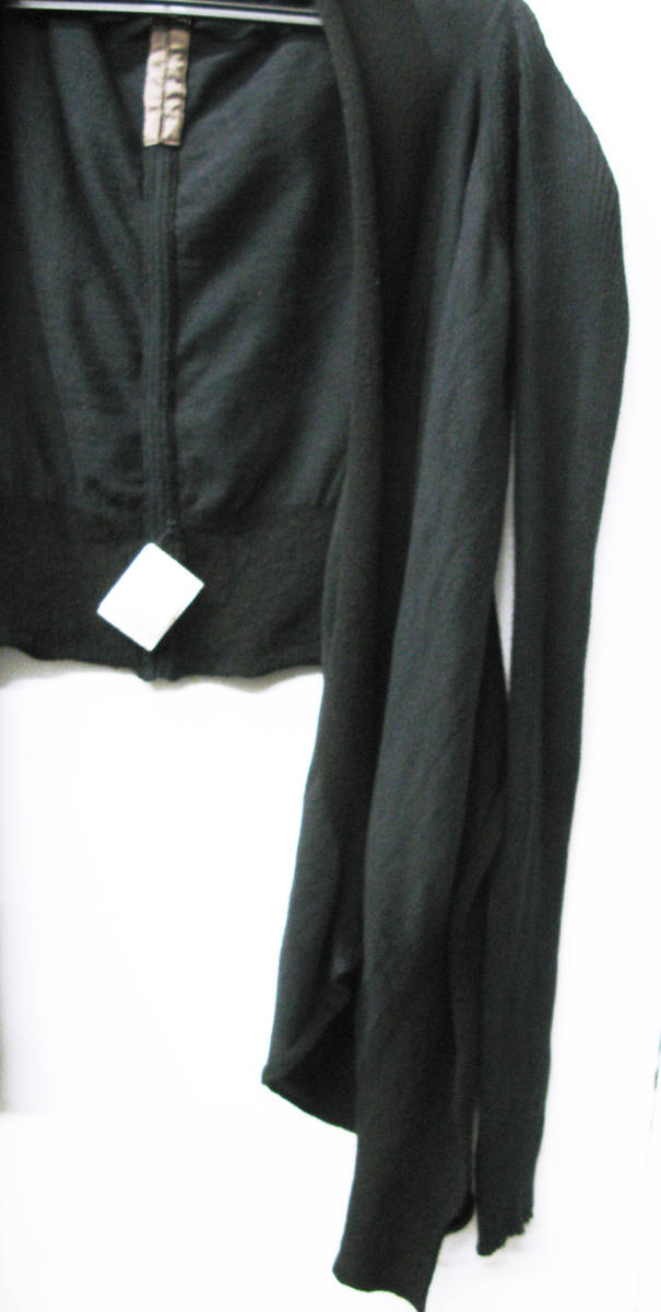 Rick Owens KNIT SHORT JACKET S MADE IN ITARY Rick Owens внутренний стандартный товар вязаный короткий деформация жакет болеро S