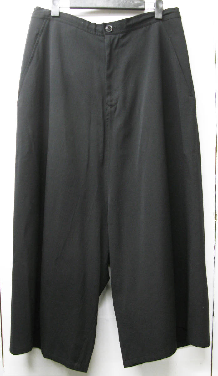 Y's Yohji Yamamoto OVERSIZED WOOL SARUEL PANTS BRAND NEW（ ワイズ ヨウジヤマモト 腰ヒモ ワイド サルエル パンツ 新品 タグ 1 黒_画像1