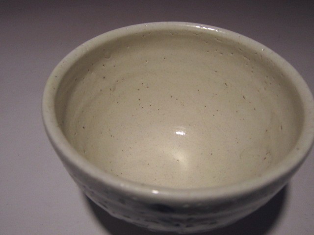 新春初出し!小山富士夫(古山子)粉引茶碗★味わい深い姿★a840 新春初出し!小山富士夫(古山子)粉引茶碗★味わい深い姿★a840