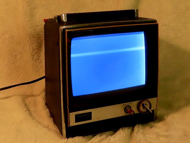 ∇ SONY 9-95 レトロＴＶ 　古いソニーのテレビ_画像3