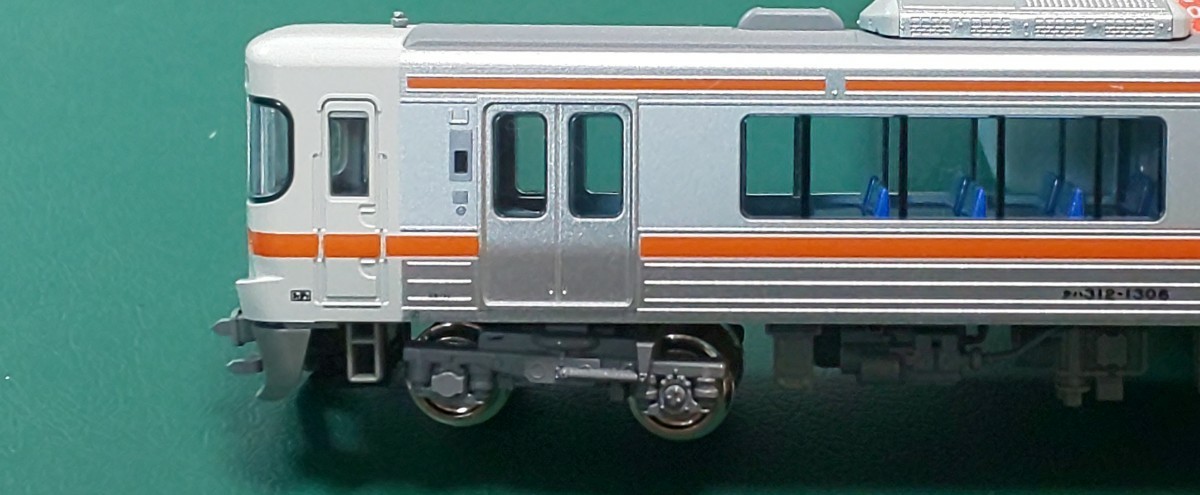 KATO 10-1216他 加工品 JR 313系1300番台(東海道本線・L6編成) 2両セット _ドアスイッチと所属表記