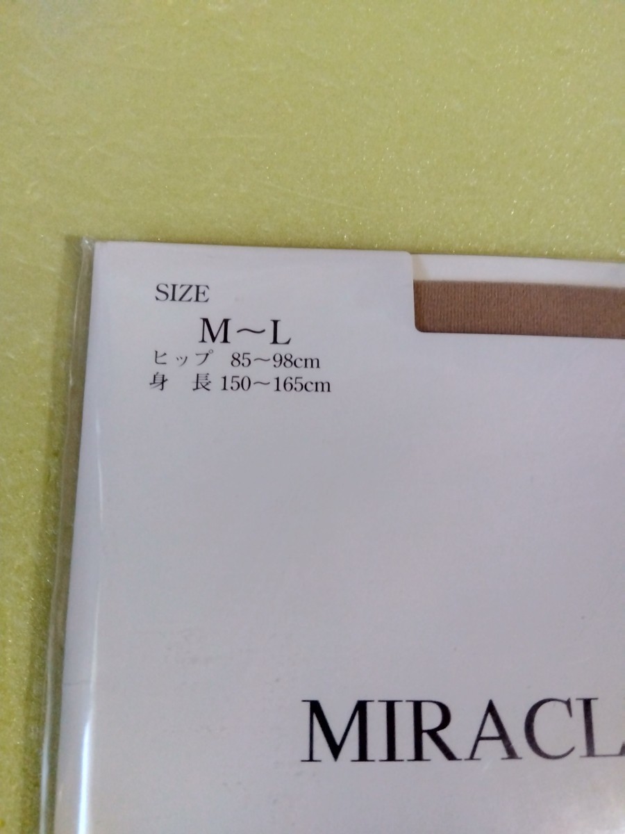 マーフィー　MIRACLE STOCkINGS　パンティストッキング　M〜Lサイズ　カラー ベージュ　1足_画像2