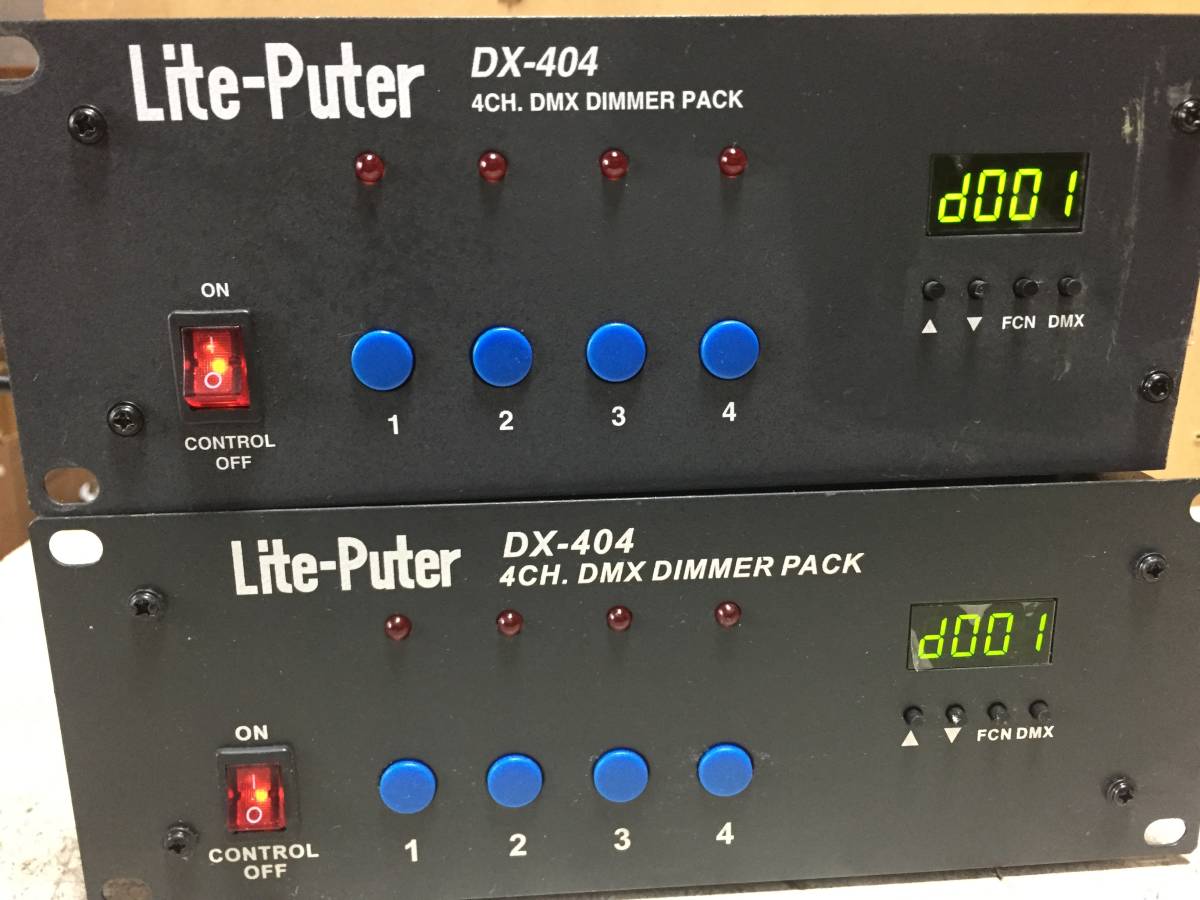 4回路　ディマーユニット　[ Lite Puter DX-404 ] x　2台 セット_画像1
