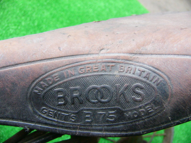  rare? BROOKS Brooks GENTS B75 MODEL antique retro period thing tricycle iron made 