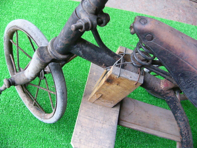  rare? BROOKS Brooks GENTS B75 MODEL antique retro period thing tricycle iron made 