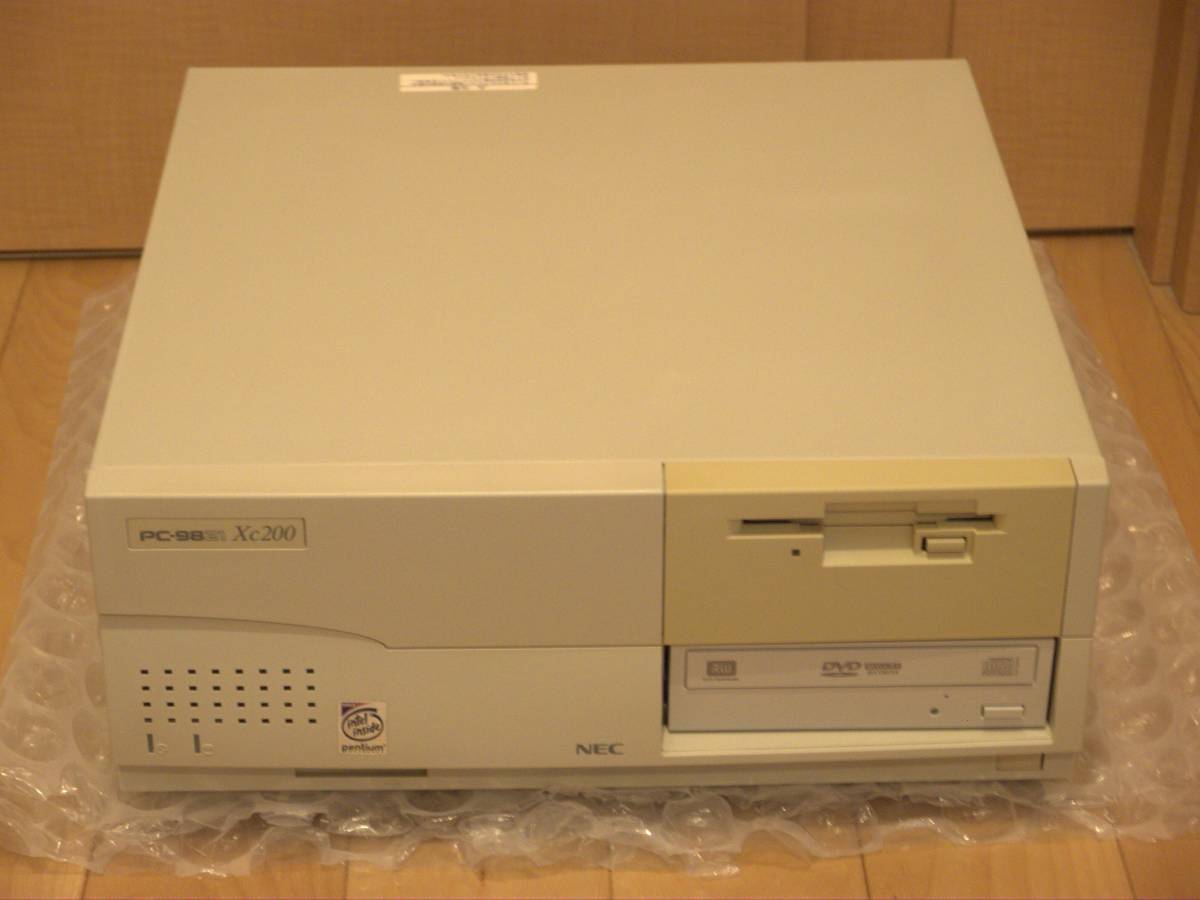 ■メンテナンス済■PC-9821 Xc200 + RAM 30MB + CF(2GB) + DVD/CD + 電池新品交換 _画像3