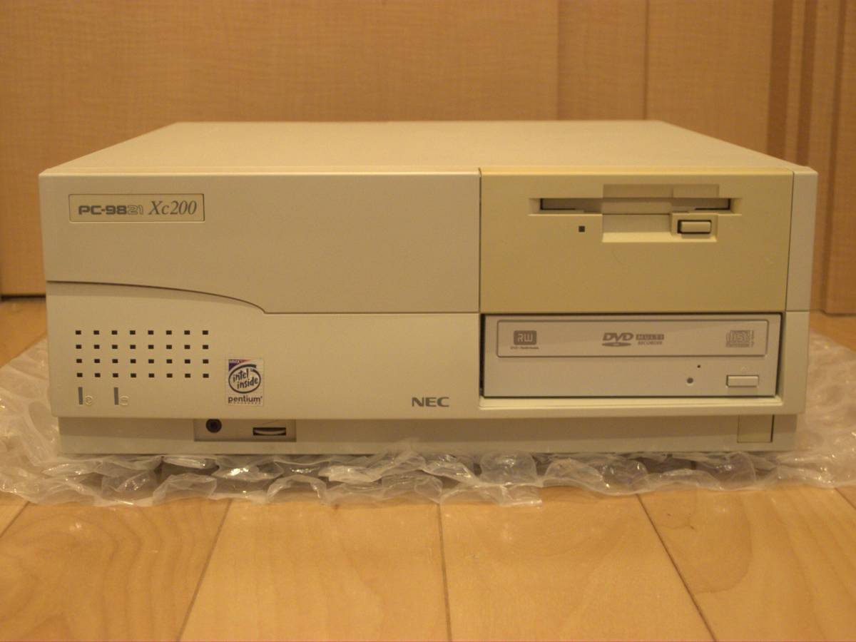 ■メンテナンス済■PC-9821 Xc200 + RAM 30MB + CF(2GB) + DVD/CD + 電池新品交換 _画像1