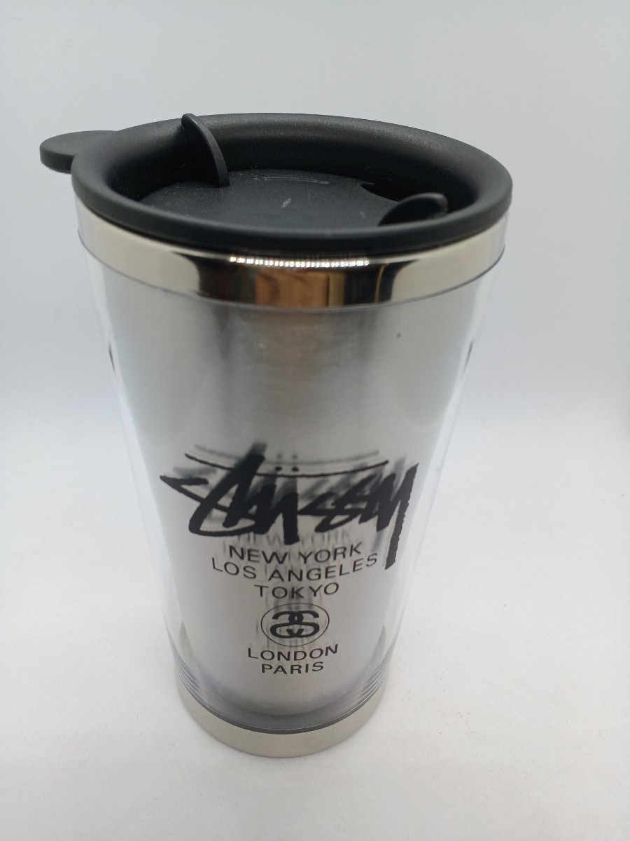 1円　STUSSY　ステンレス タンブラー 350mL 新品未使用_画像1