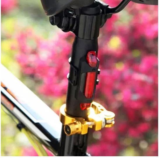 送料無料　未使用品　自転車　フロントライト　テールライト　セット　USB LED　充電　前後　ヘッド　リア　安全　警告灯　背面　防水_画像7
