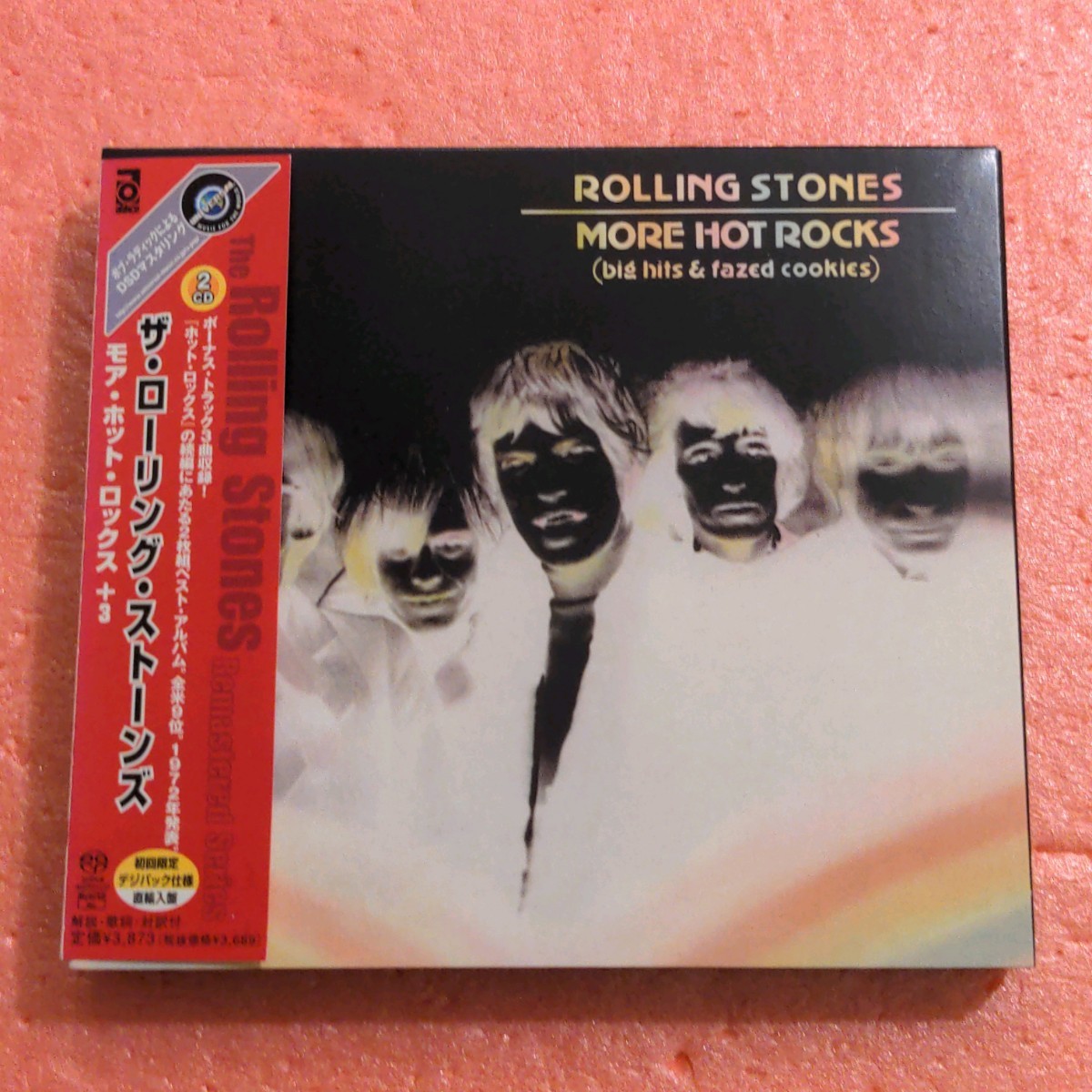 2CD SACD записано в Японии с лентой The low кольцо Stone z moa hot блокировка s+3 2 листов комплект ROLLING STONES MORE HOT ROCKS BIG HITS & FAZED COOKIES