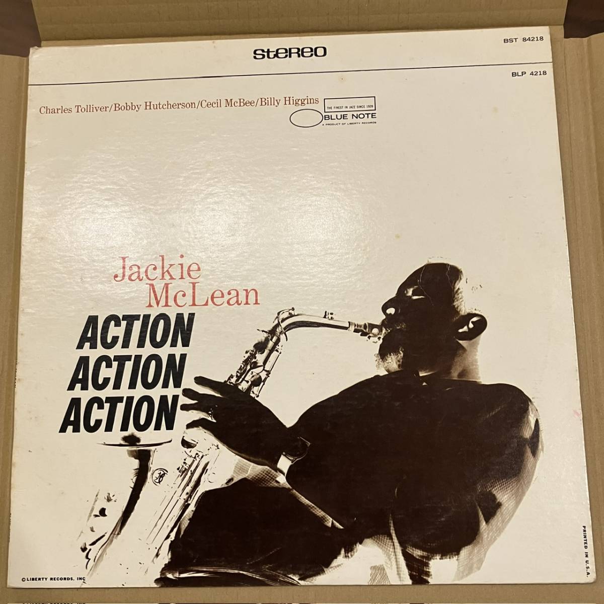 Jackie McLean / ACTION / BST 84218 / ブルーノート_画像1