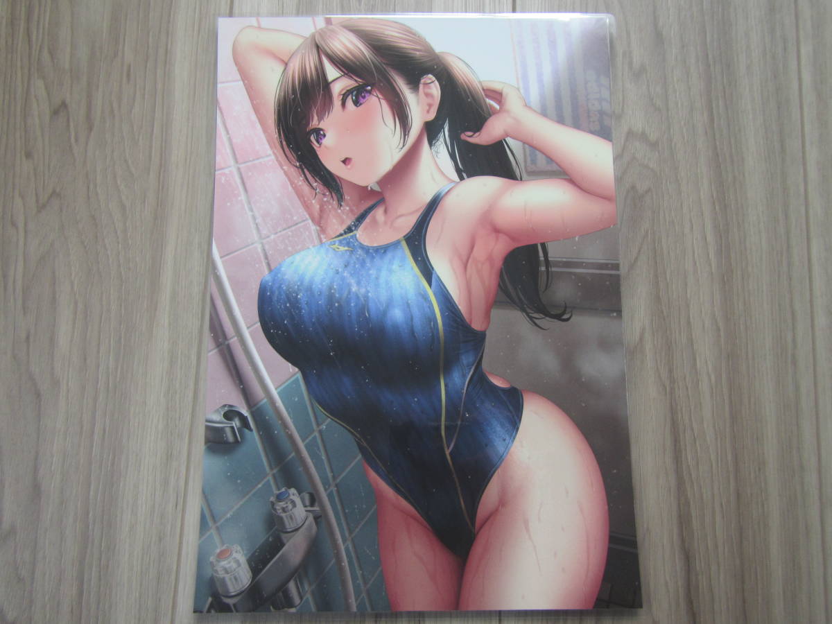 JK san that 4 A4 size cut . laminate both sides printing poster illustration .. beautiful young lady * including in a package possible 06