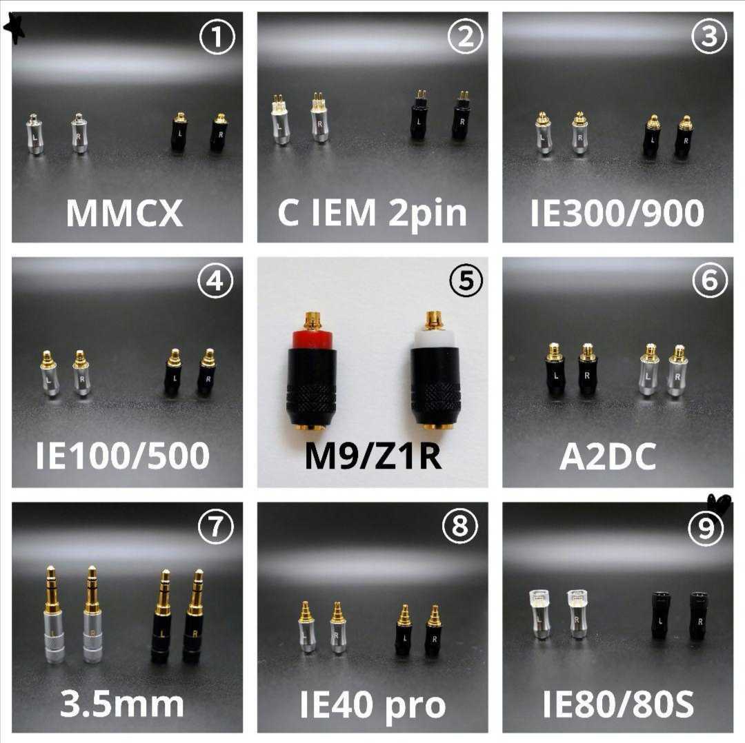 1点のみ!最高スペック16芯 金メッキケーブル 膨張式mmcx/L字 3.5mm 1.2m