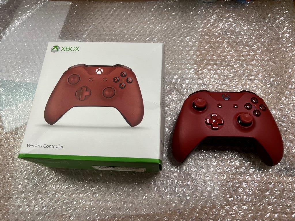 XBOX ONE controller red used operation verification settled condition image verification necessary free shipping including in a package possible 