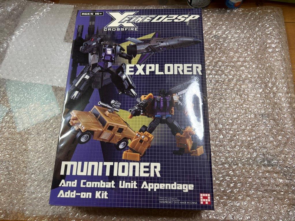 FANSPROJECT X-Fire Explorer + Munitioner / ブラストオフ + スィンドル 新品未開封 美品 トランスフォーマー 送料無料 同梱可