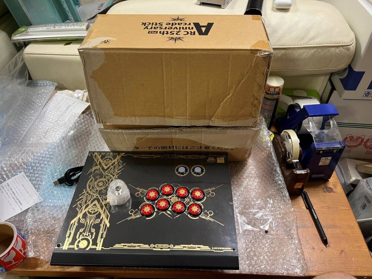 PS3 Arc 25th Anniversary Arcade Stick / アーケードスティック 段ボール付 動作確認済 状態画像確認要 送料無料 同梱可