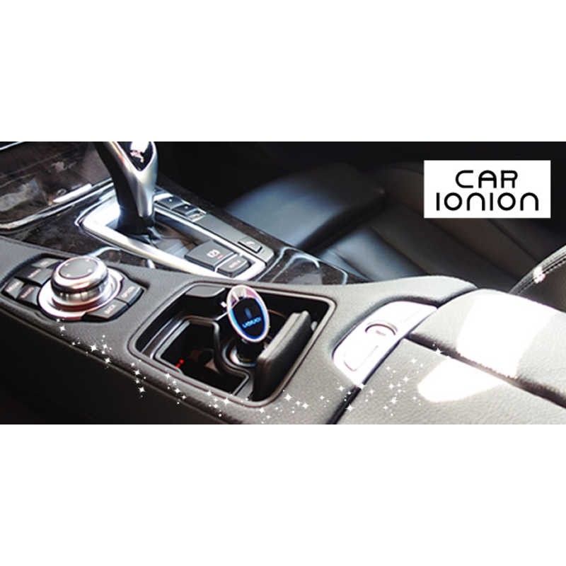 新品トラストレックス 車載用マイナスイオン発生器 カーイオニオン ブラック PM2.5対応 車載・省スペース用 CARIONION