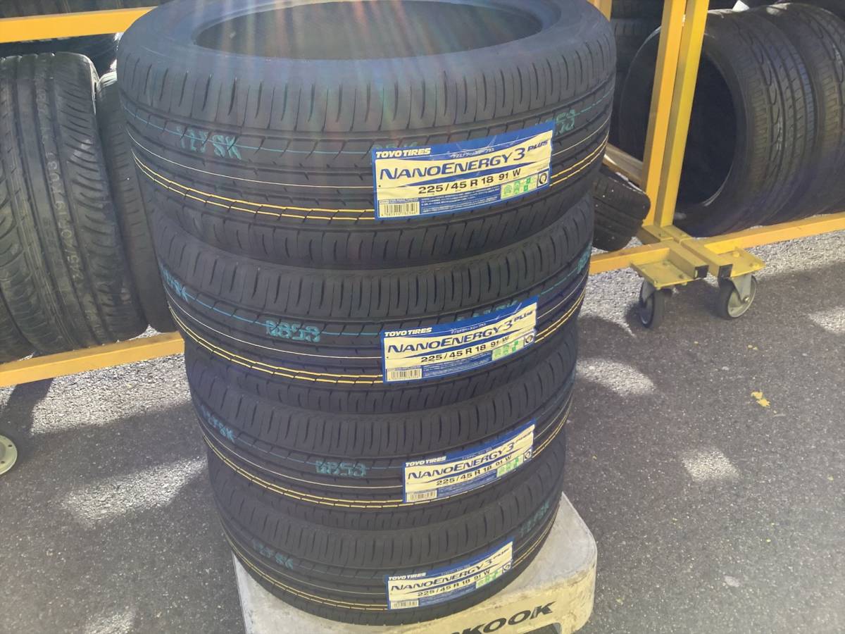 【新品】ウェッズスポーツ SA-35R 18x7.5J 5H 114.3 +45 4本 1台分 低燃費 エコタイヤ 225/45R18 クラウン マークX オデッセイ レヴォーグ _画像10