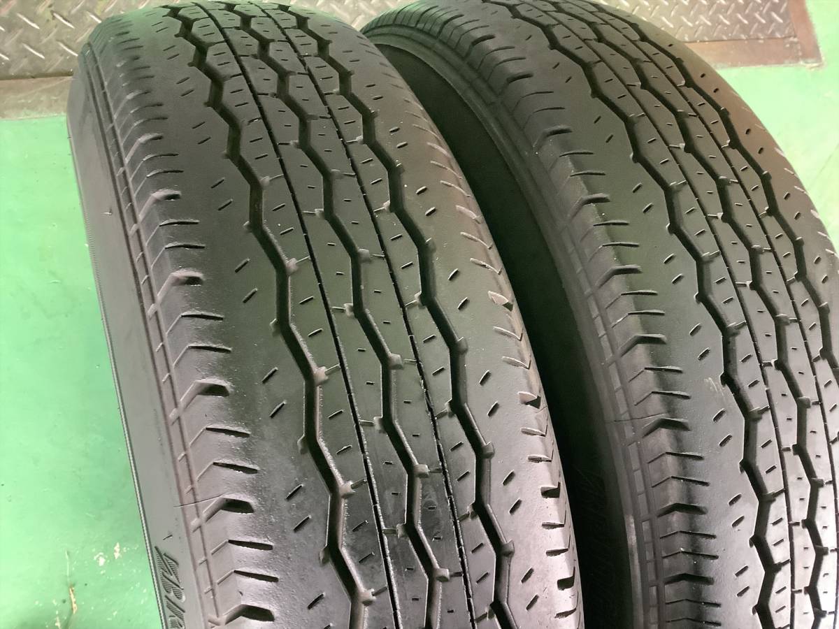 【中古】ウェッズ ライツレー JP-H 15x6J 6H 139.7 +33 4本 1台分 ブリヂストン 195/80R15 107/105 LT 車検対応 バン 200系 ハイエース 等_画像8