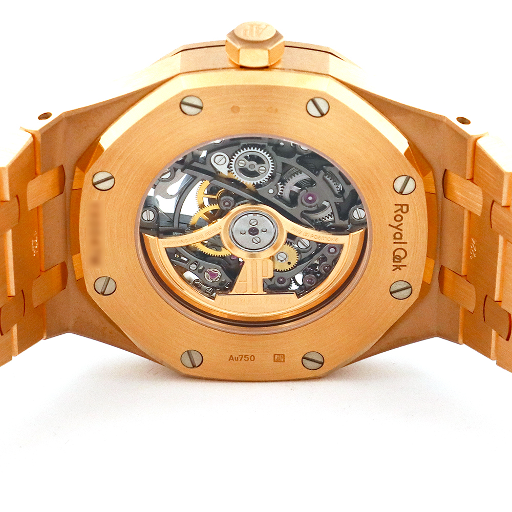 オーデマピゲ（AUDEMARS PIGUET）ロイヤルオーク フロステッドゴールド ダブルバランスホイール 15412OR.YG.1224OR.01 腕時計 未使用_画像9