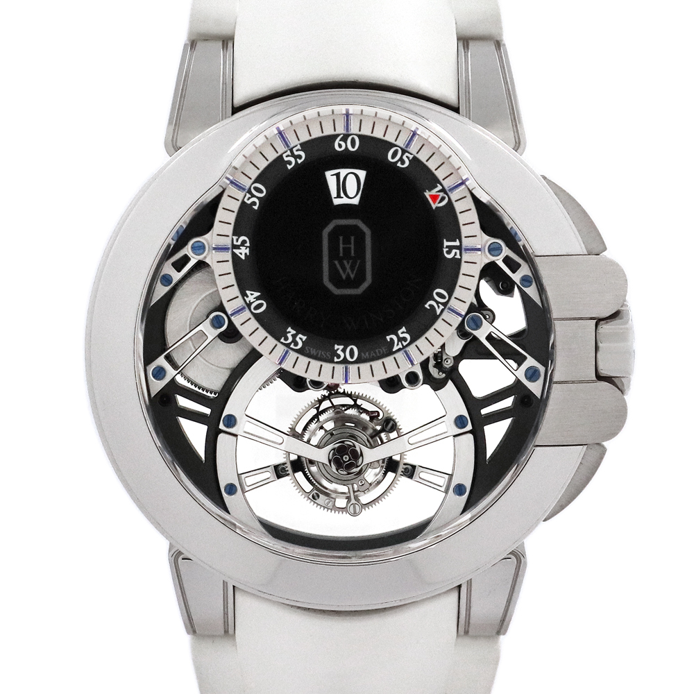 ハリーウィンストン（HARRY WINSTON）オーシャン トゥールビヨン ジャンピングアワー 世界限定75本 OCEMTJ45WW001 腕時計 メンズ 未使用_画像1