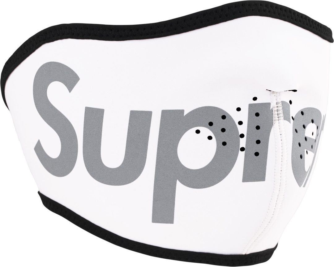 【新品未使用】 23AW 24 新品 SUPREME シュプリーム WINDSTOPPER FACEMASK ウィンドストッパー マスク WHITE ホワイト 白色 即決早い者勝ち_画像4