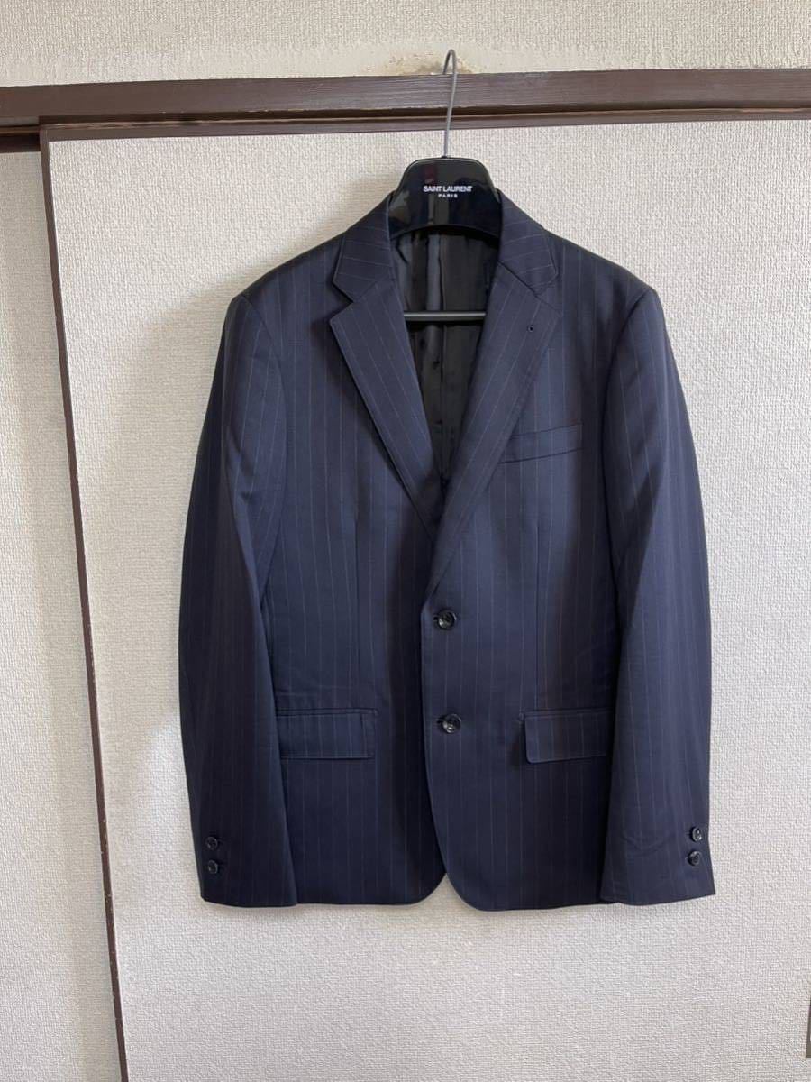 【良品】【セットアップ】 SOPHNET ソフネット SUIT ストライプ セットアップ スーツ テーラードジャケット スラックス ブレザー パンツ_画像2