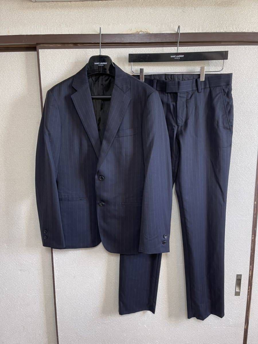 【良品】【セットアップ】 SOPHNET ソフネット SUIT ストライプ セットアップ スーツ テーラードジャケット スラックス ブレザー パンツ_画像1