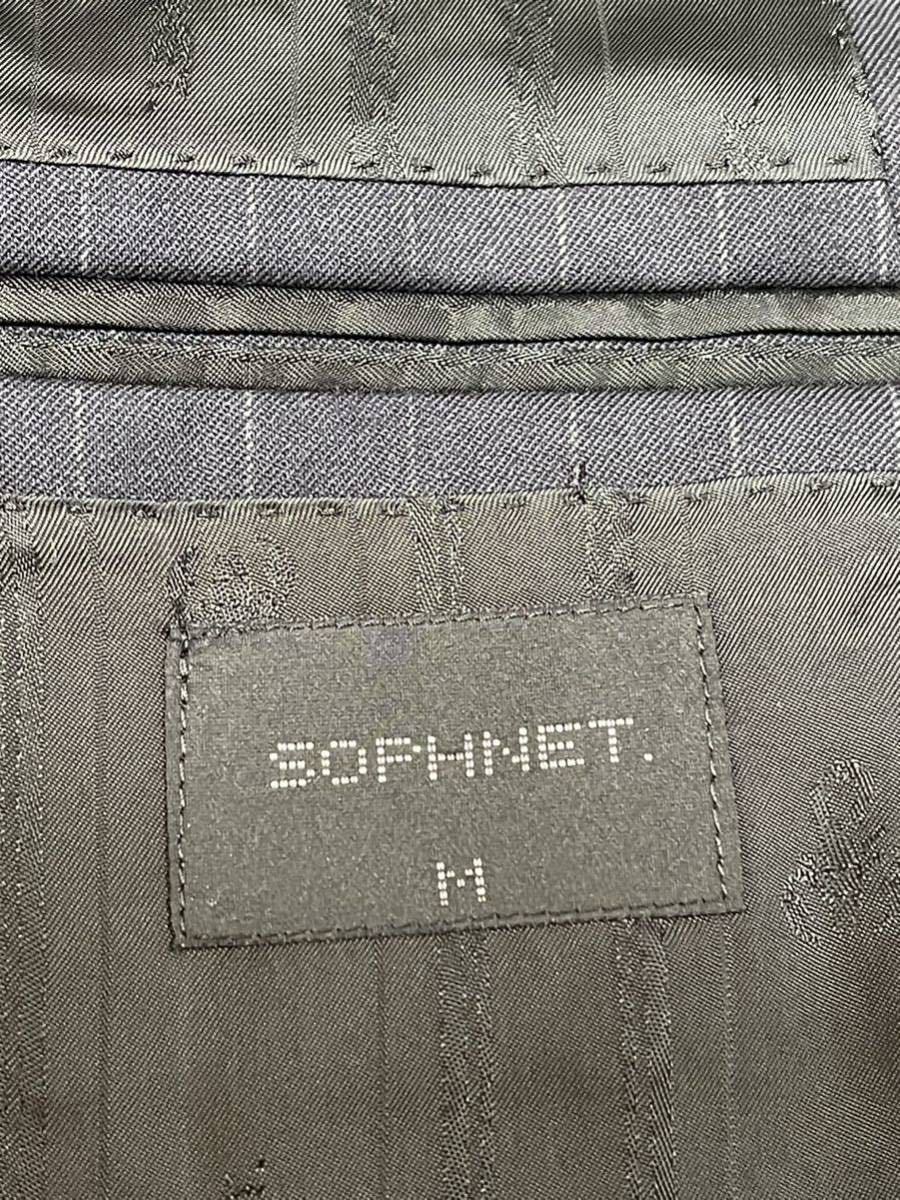 【良品】【セットアップ】 SOPHNET ソフネット SUIT ストライプ セットアップ スーツ テーラードジャケット スラックス ブレザー パンツ_画像6