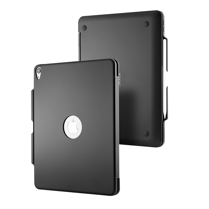 F129TS iPad Pro 12.9インチ第3/4世代用 Bluetooth キーボード ケース マウスパッド ペンシル収納付 銀_画像9