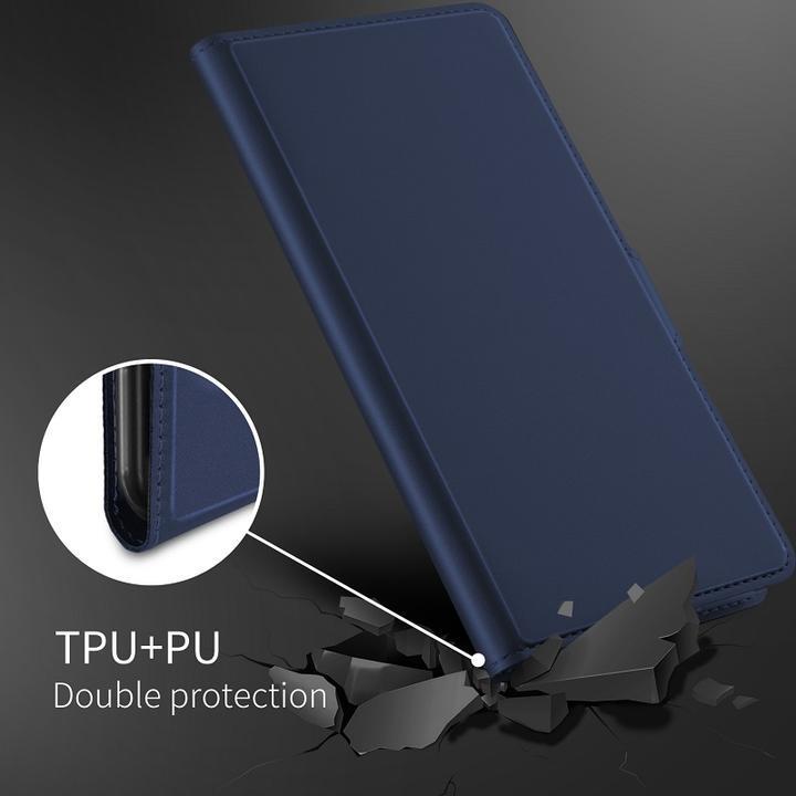 Galaxy A7 SM-A750C用 手帳型 PU＋TPU 保護ケース カード入れ付スタンド機能マグネット付 紺_画像8