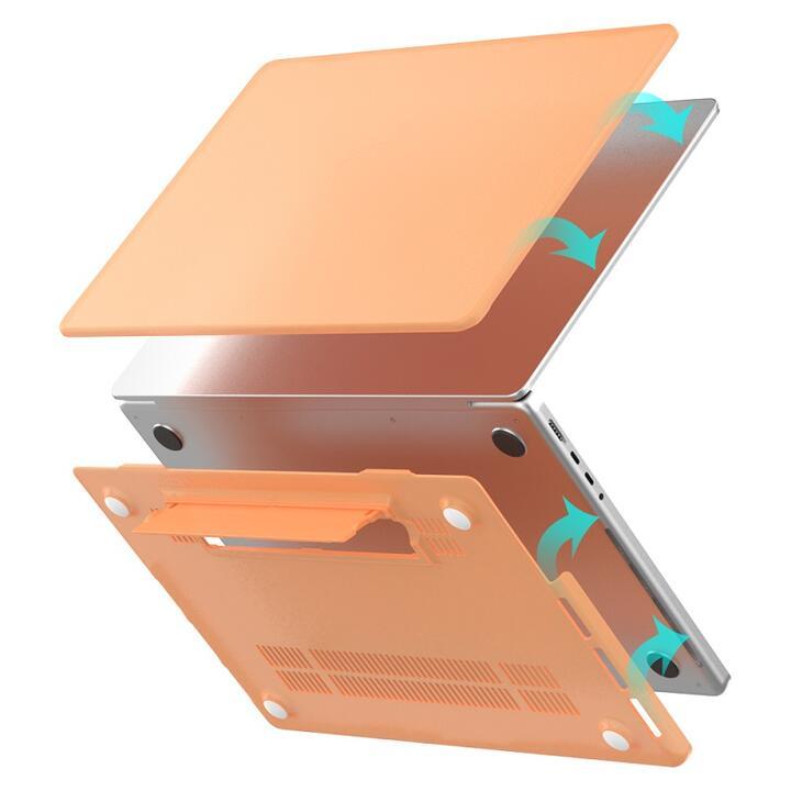 MacBook Air13インチ（A1369/A1466）用 スタンド付 シェルケース ハードケース 上下カバー 分離式 頑丈 透明_画像4