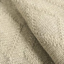新着 新品 Gran Sasso グラン サッソ 秋冬 セーター air wool ニット 織り柄イタリア製 ベージュ 52 409_画像6