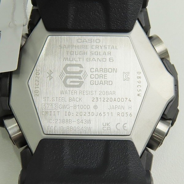 【未使用】G-SHOCK/Gショック マッドマスター 腕時計 GWG-B1000-1AJF /000_画像5