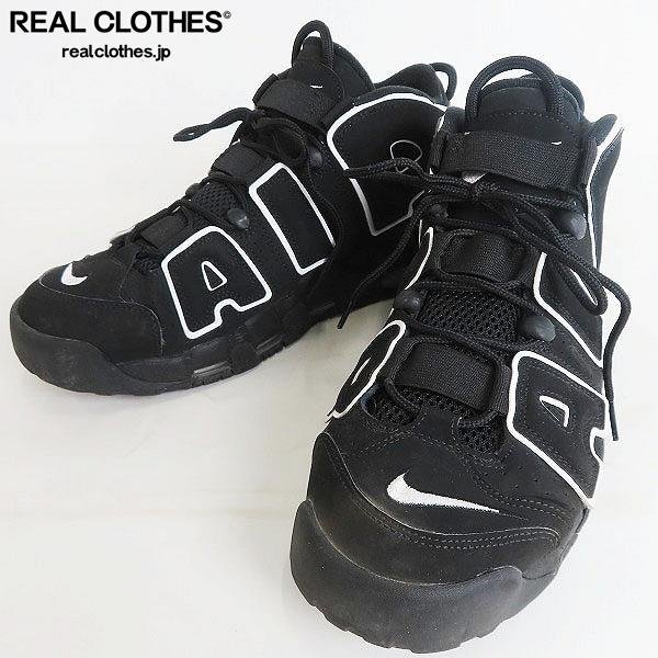 NIKE/ナイキ AIR MORE UPTEMPO BLACK エアモアアップテンポ ブラック 414962-002/28.5 /080_詳細な状態は商品説明内をご確認ください。