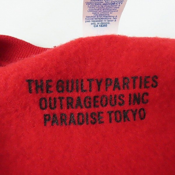 ☆WACKO MARIA/ワコマリア JERZEESボディ GUILTY PARTIES スウェット/XL /060_画像5