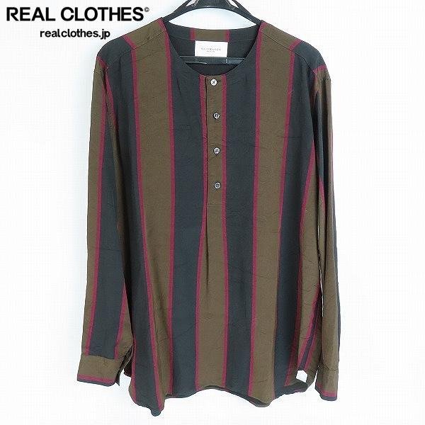 ☆RAINMAKER KYOTO/レインメーカー キョウト BOLD STRIPE SHIRT/ストライプ シャツ RM181-007/5 /LPL_詳細な状態は商品説明内をご確認ください。