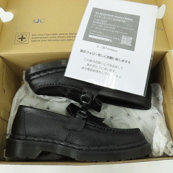 Dr.Martens/ドクターマーチン Adrian Snaffle/エイドリアン スナッフル タッセル ローファー 30962001/UK6 /080_画像8