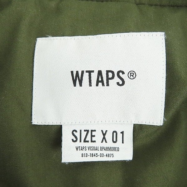 ☆WTAPS/ダブルタップス 19AW MC JACKET COPO TAFFETA/ミリタリー ジャケット ブルゾン 192WVDT-JKM04/01 /060_画像4