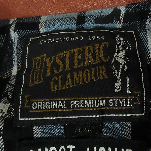 ☆HYSTERIC GLAMOUR/ヒステリックグラマー THE GHOST WOLVES 17AW ダブル ライダース レザー ジャケット 02173LB01/S /060_画像3
