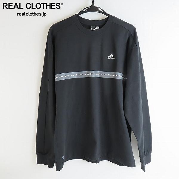 ☆【未使用】adidas アディダス メンズ ルーズフィット ヘビー 長袖Tシャツ IA9451/L /LPL_詳細な状態は商品説明内をご確認ください。