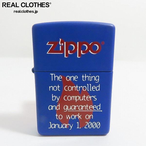 ZIPPO/ジッポー ミレニアム シリーズ GUARANTEED TO WORK コーティング加工 98年製 /LPL_詳細な状態は商品説明内をご確認ください。