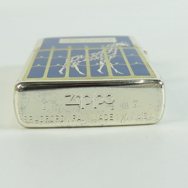 ZIPPO/ジッポー ZOO キリン 両面デザイン 1994年製 /000_画像4