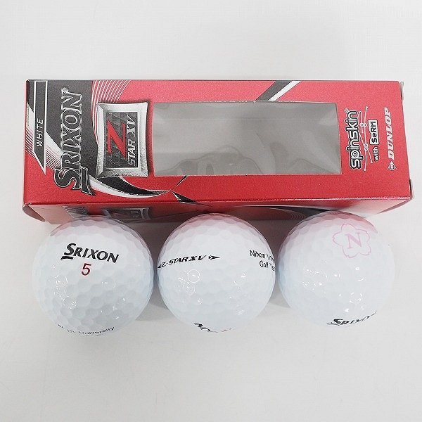 【未使用/オウンネーム含む】DUNLOP/ダンロップ SRIXON/スリクソン Soft Feel・Z STAR XV ホワイト 計1ダース /000_画像3