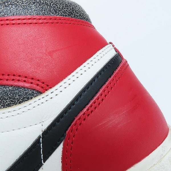 NIKE/ナイキ AIR JORDAN 1 HIGH OG LOST＆FOUND CHICAGO/ロスト＆ファウンド シカゴ DZ5485-612/28 /080_画像8