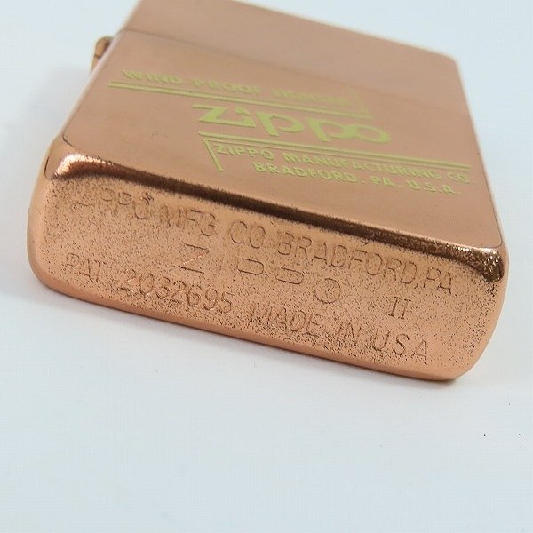 ZIPPO/ジッポー ロゴ 片面デザイン 37レプリカ フラットトップ 1986年製 /LPL_画像5