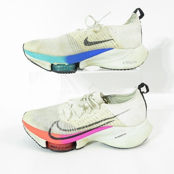 【観賞用】NIKE/ナイキ Air Zoom Tempo Next%/エア ズーム テンポ ネクスト％ フライニット ランニングシューズ CI9923-100/26 /080_画像4