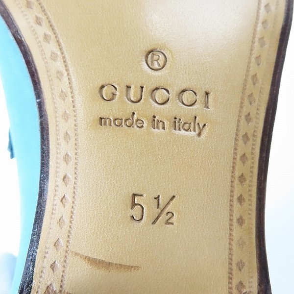 GUCCI/グッチ 60周年記念/60th ホースビットローファー スリッポンシューズ 5.5 /080_画像6