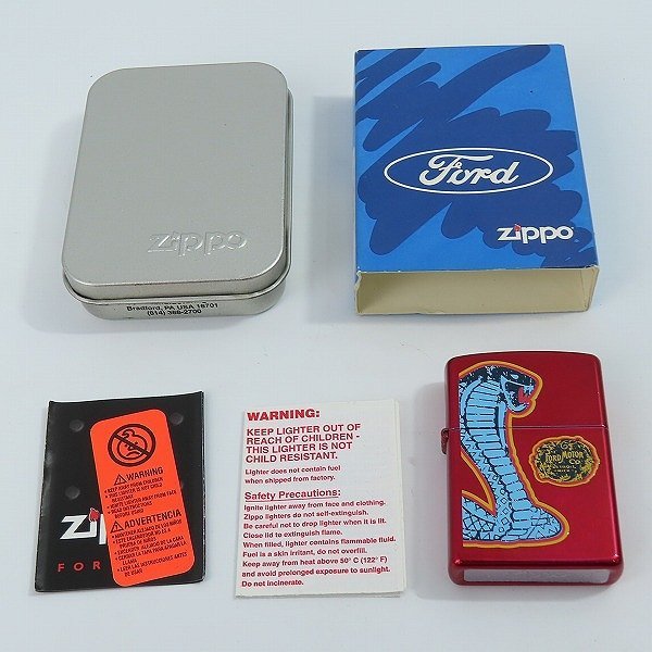 ZIPPO/ジッポー Ford/フォード MOTOR コブラ 2006年製 /LPL_画像8