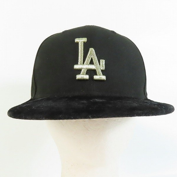 NEW ERA/ニューエラ 9FIFTY MLB LA ロサンゼルス・エンゼルス ベロア スナップバック ベースボールキャップ /000_画像2